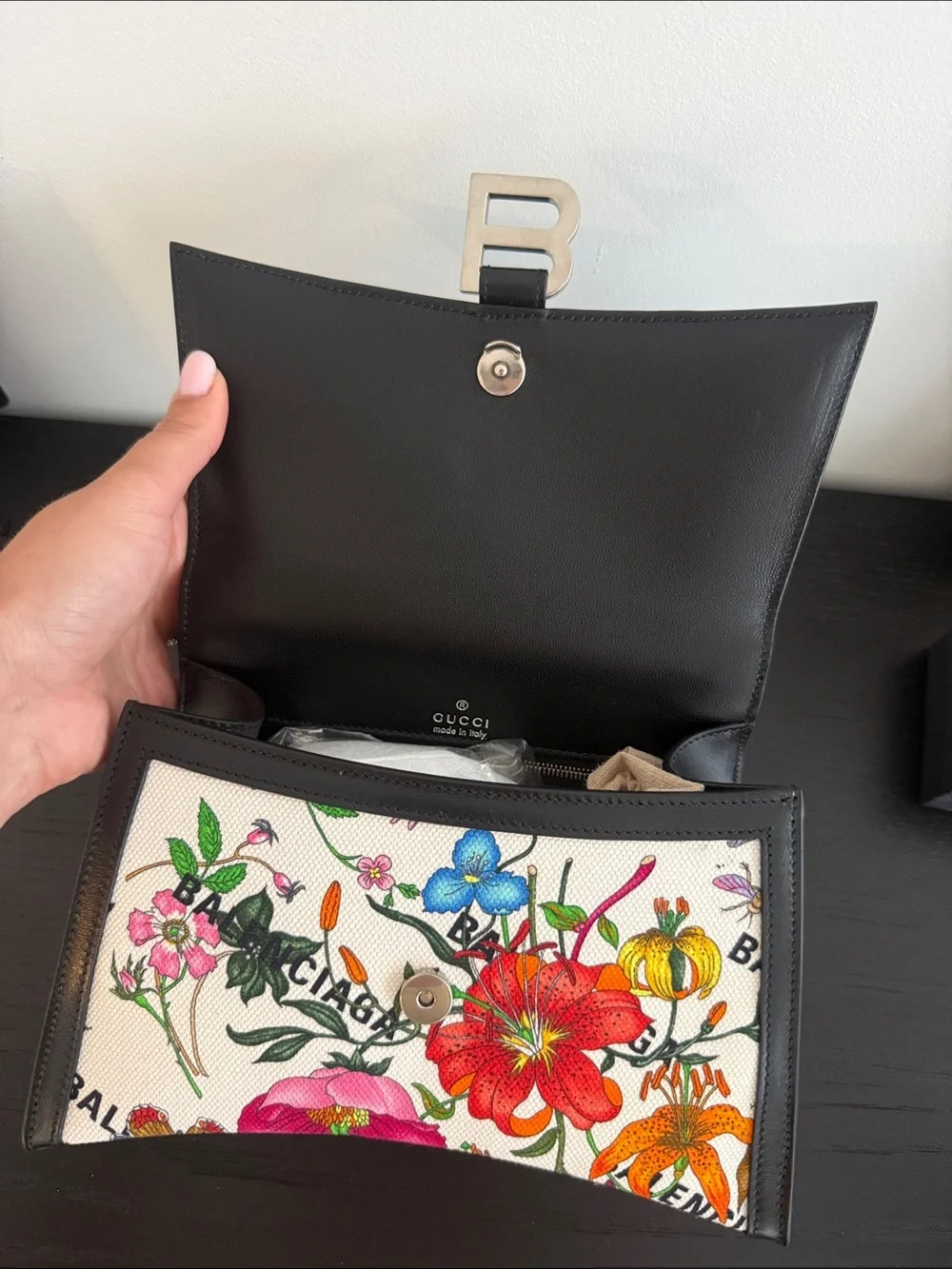 Balenciaga x Gucci Flora Collaboration Hacker Project Purse